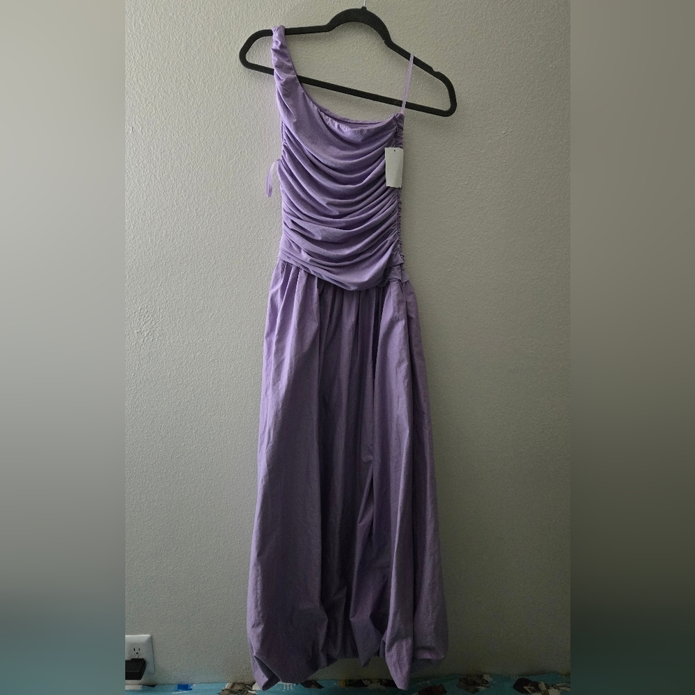 Elexiay Lavender Kebbi Dress - Picture 3 of 10